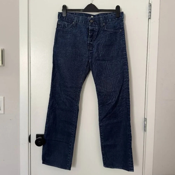 Seven For All Mankind Medium Dark Wash Standard Straight Leg Jeans Women's 31 - Picture 2 of 16